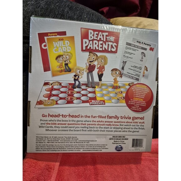 Beat The Parents Classic Family Trivia Game, Kids vs Parents for Ages 6 and up - Picture 2 of 2